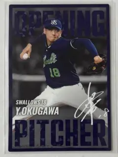 プロ野球チップス2025 第2弾 東京ヤクルトスワローズ 奥川恭伸