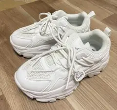 【早い者勝ち】Kappa スニーカー ホワイト Mサイズ 24cm