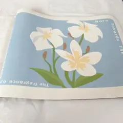 水切マット珪藻土 白い花 速乾吸水マット 30×40cm