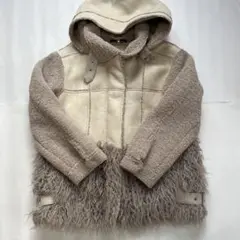 美品 アリシアスタン コート ボアコート アリシア