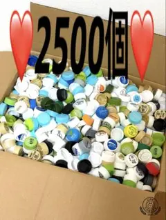 2,299円にお値下げ❤️ペットボトルキャップ2500個