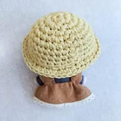 10センチぬい　麦わら帽子（コットン）