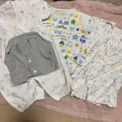 ￼男の子セット　肌着　ロンパース　まとめ売り4枚セット　セット売り　60