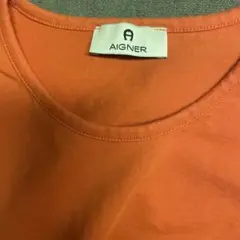 AIGNER オレンジ Tシャツ 半袖