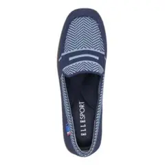 【美品】エルスポーツ ドライビングシューズ ローファー ニット