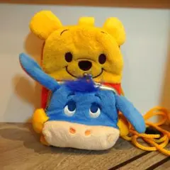 プーさん　イーヨー　 ぬいぐるみ型ショルダーバッグ　小物入れ