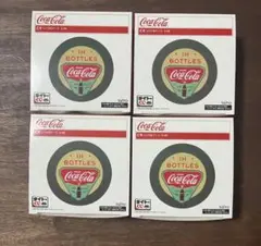 タイトーくじ　コカコーラ　レトロ缶ケース　3種4個セット