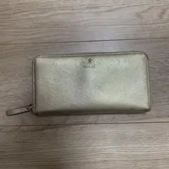 ケイトスペイド 長財布 ゴールド