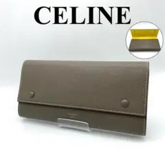 ✨極美品✨CELINE セリーヌ ラージフラップ バイカラー 正規品 長財布