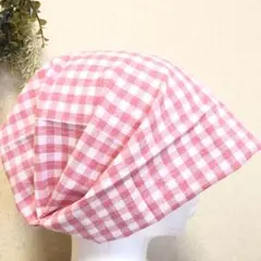 匿名配送　ヘアキャップ　ケア帽子　バンダナキャップ　抗がん剤治療　脱毛　三角巾