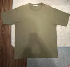 カーキ 色　半袖Tシャツ Sサイズ ポケット付き
