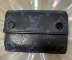 日曜日までセール　ヴィトン　財布　コンパクトウォレット　三つ折り　コンパクト