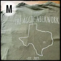 ヴィンテージ　アメリカ　テキサス　ミリタリー　Tシャツ　カーキ　M