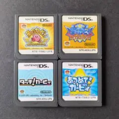 【ソフト単品】星のカービィ　DSソフト　4点セット　動作確認済み