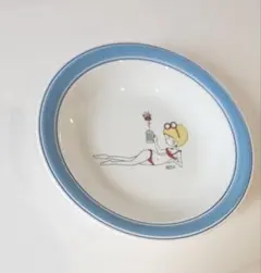 新品　昭和レトロ はらたいら お皿 食器 陶器 プレート
