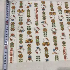 ★ ハローキティ プリント生地 ハギレ