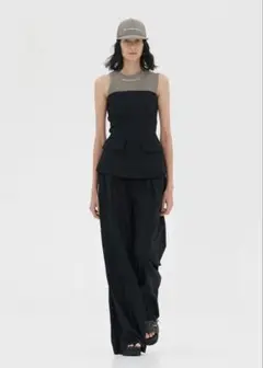25SS HYKE VIYELLA STRAPLESS TOP