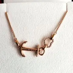 Necklace AnchorLove ゴールド 新品未使用、Web限定の商品。