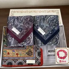 ハンカチ　pierre cardin 、シルクロード、ハナエモリ　４枚セット
