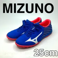 ミズノ フットサルシューズ ブルー×ホワイト 25cm 2E