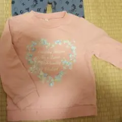 100センチミッキーマウス プリントレギンスとトレーナーセット