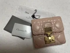 Dior 財布 折りたたみ ペールピンク Lady Dior