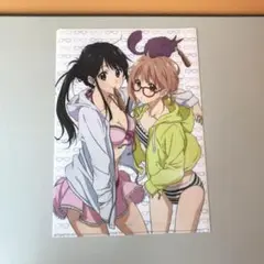 9/12処分 劇場版 境界の彼方 特典 クリアファイル 栗山未来 名瀬美月