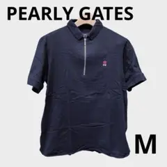 【美品】PEARLY GATESパーリーゲイツ メンズウェア ポロシャツ M