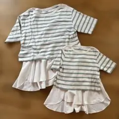 組曲　親子コーデ　大人Mサイズ　子ども120センチ