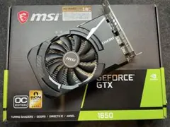 MSI GTX 1650 グラフィックボード　GPU