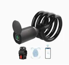 【匿名配送・通電確認済み】eLinkSmart自転車指紋認証ロック