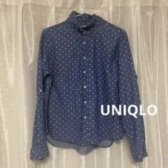 シャツ 古着 ドッド 水玉