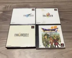 ps1ファイナルファンタジーⅦ Ⅷ Ⅸ ドラゴンクエストⅦ 4作品セット
