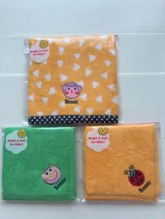 新品未使用Sassy ミニタオルセット 3枚入り