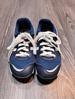asics ネイビー スニーカー22cm