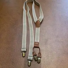 ストライプ Ｙ字型サスペンダー