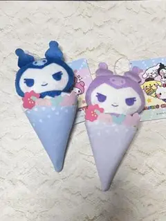 ゆるかわ　サンリオキャラクターズ　Deco charmy マスコット　クロミ２種