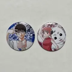 大銀魂展 コレクション缶バッジ 志村新八 神楽