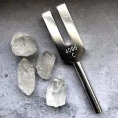 【最強浄化セット！数量限定】クリスタルチューナー　音叉　天然石　水晶　ポイント