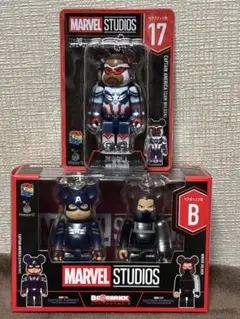 1番くじMARVEL STUDIOS 「BE@RBRICK」　3点セット