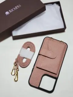 スマホショルダー　iPhoneショルダー　ピンク [RICKERS]　9-68