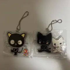 サンリオねこの会　シークレットチャーム　ニョッキ&ペンネ、チョコキャット　セット