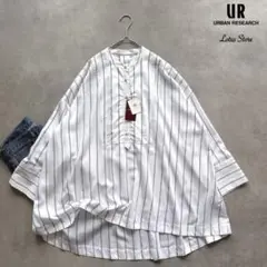 新品 タグ付き アーバンリサーチ パール釦ドルマンブラウス