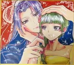 薬屋のひとりごと　ファンアート　色紙