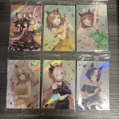 ウマ娘 ウエハースカード 6枚セット