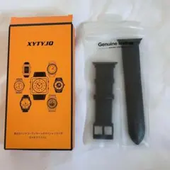 【未使用】Apple Watch対応 本革製 ブラック レザーバンド　41mm