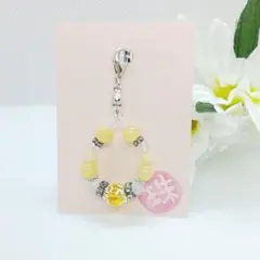 ハンドメイドチャームmini㉑☆羽生選手全力応援☆ニース