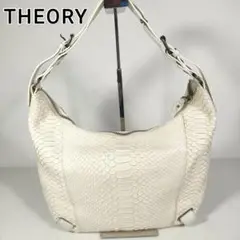 ［高級］Theory セオリー　ショルダーバッグ　パイソン