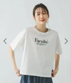 グローバルワーク Faculté Tシャツ リッチクリーンプリント タグ付き