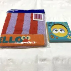 セサミストリート ミニタオル メモ帳